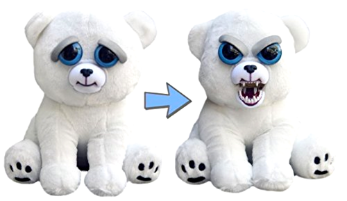 stuffed animals that go from cute to scary